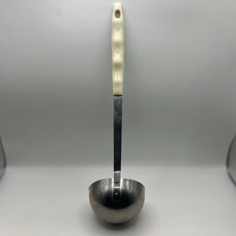 Household Japan Stainless Steel Blue Flower Handle Ladle 12